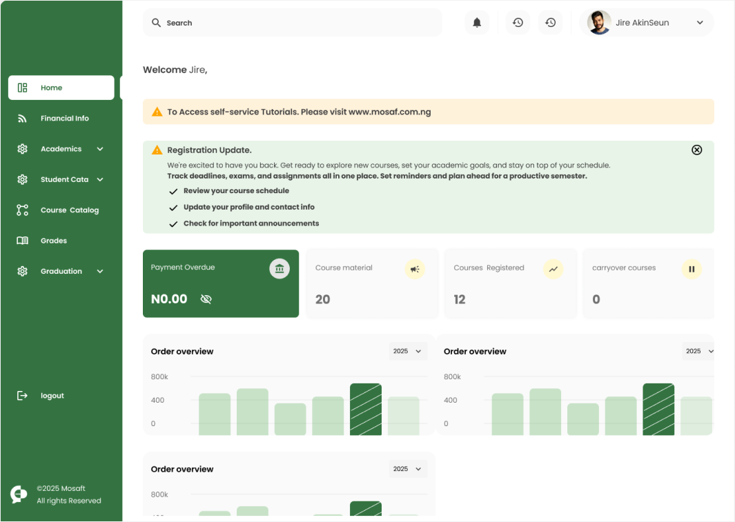 Education Management Dashboard