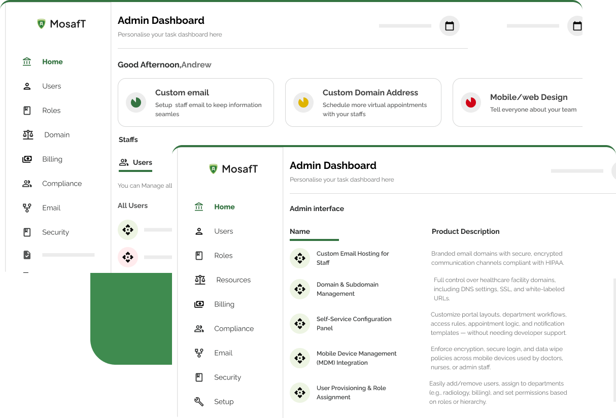 Enterprise Admin Dashboard
